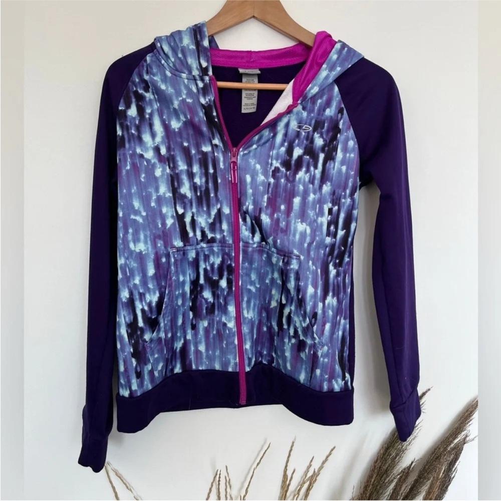 5/$20 Champion girl hooded vest purple and pink size XL KIDS